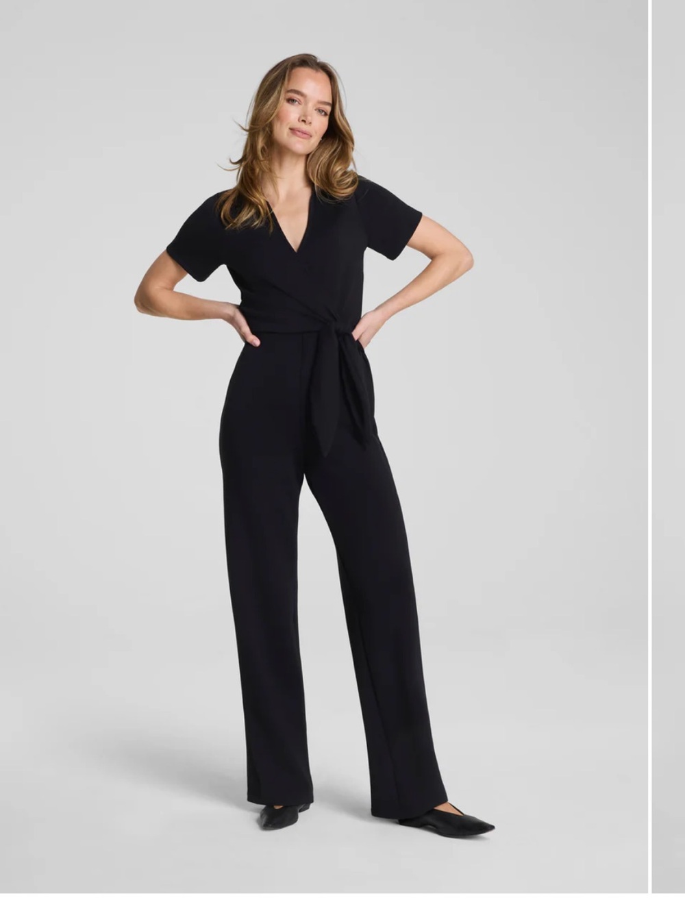 Spanx AirEssentials tie waist jumpsuit - Picture 3 of 3